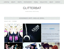 Tablet Screenshot of glitterbat.net